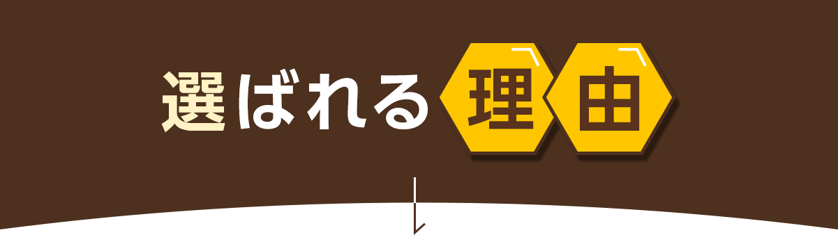 選ばれる理由